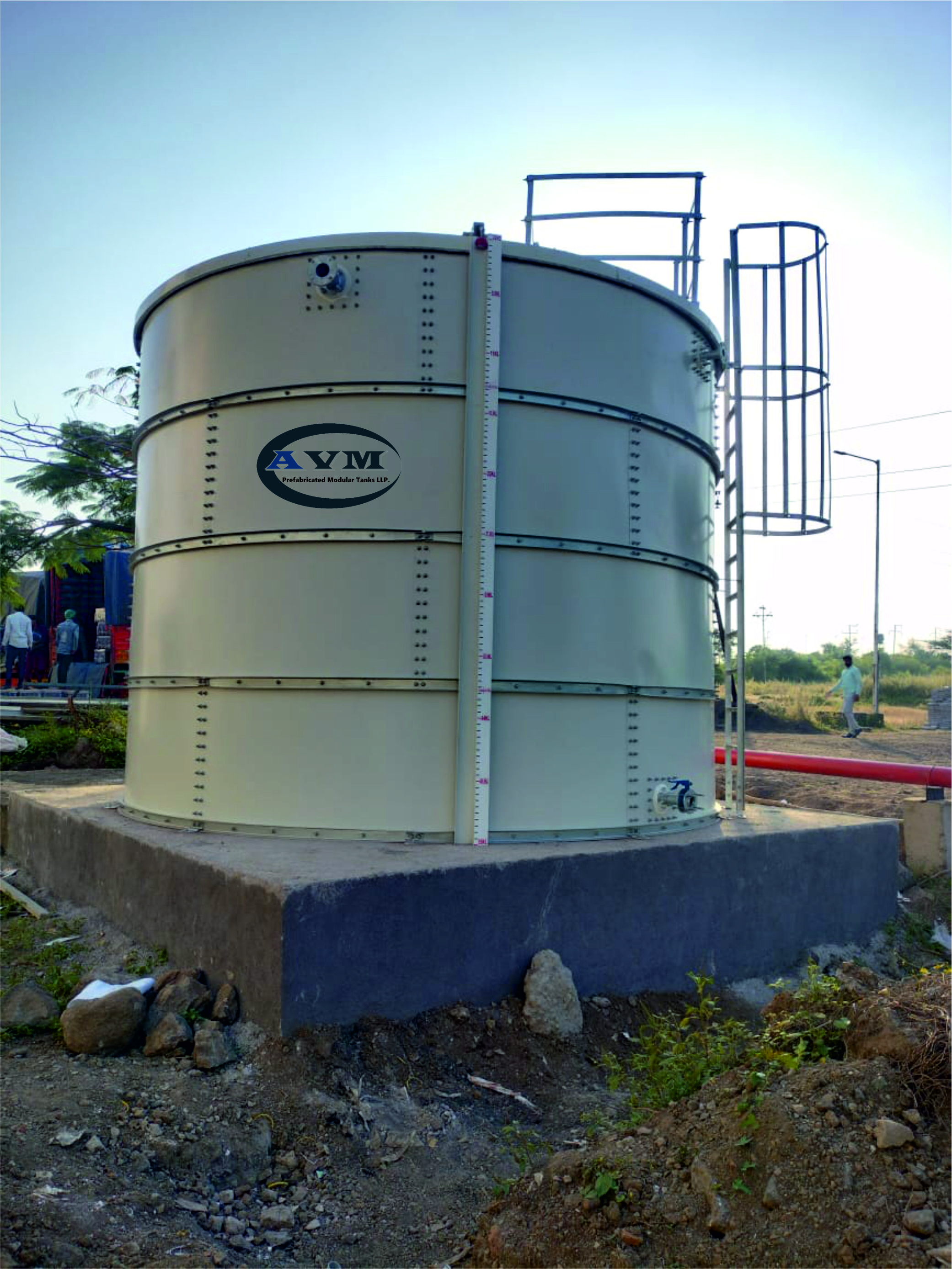 Raw
Water Storage Tanks